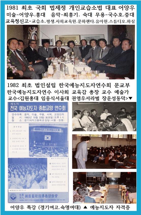 1981최초국회법제정개인교습소법대표어양우