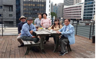 박성남화백 30년전 LA 어양우개인전